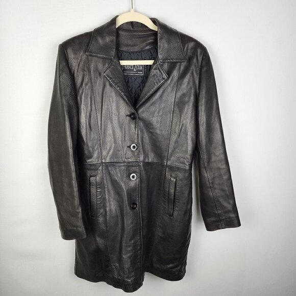 France 2 Cuir Leather Jacket S - Picture 1 of 3